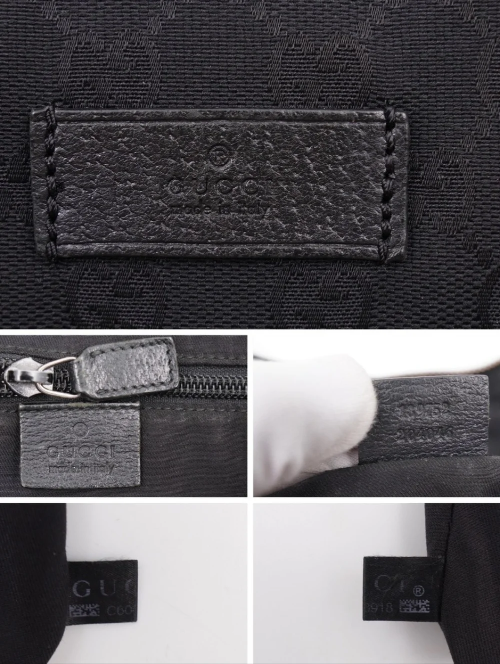 CH13 💗 Gucci GG Monogram Web halfmoon Large Crossbody - Picture 9 of 13
